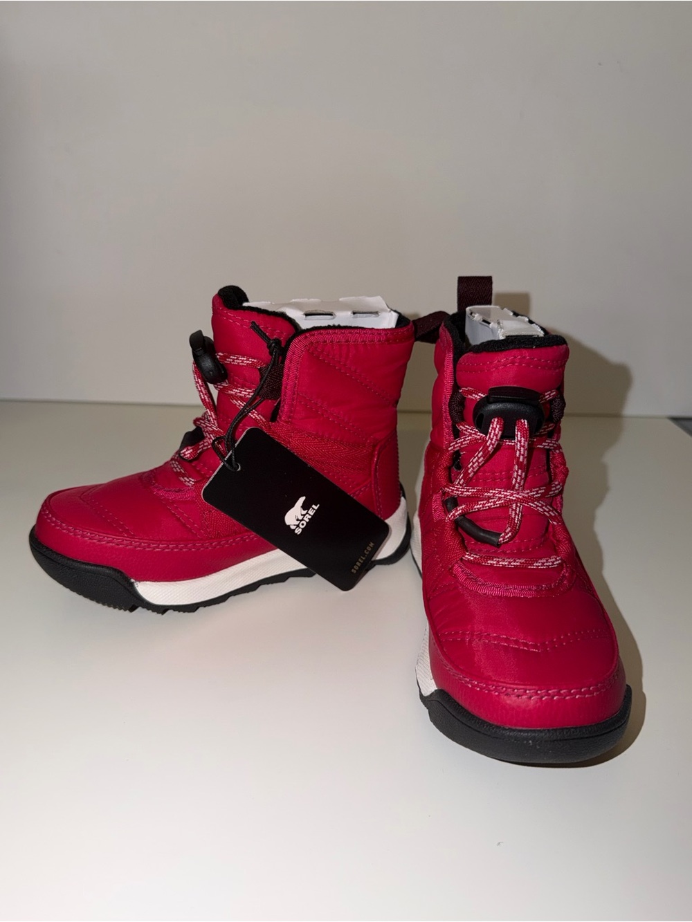 Sorel Kids' Waterproof Fuschia Whitney II Snow Boots size 8 Children’s